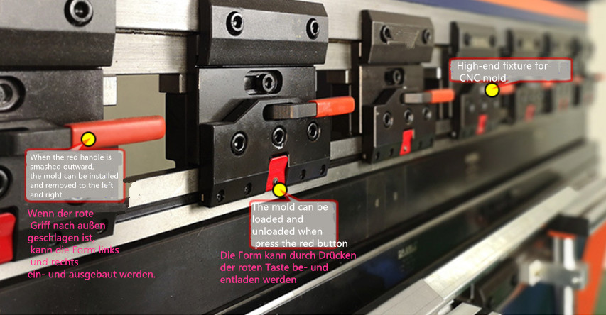 DA52S CNC Hydrolig Wasg ar gyfer Plygu Metel Dalen