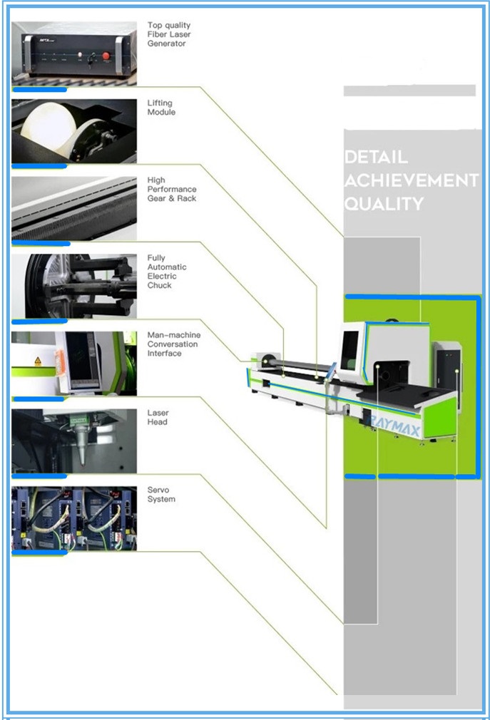 Pipe & Tube Cnc-kuitulaserleikkauskone