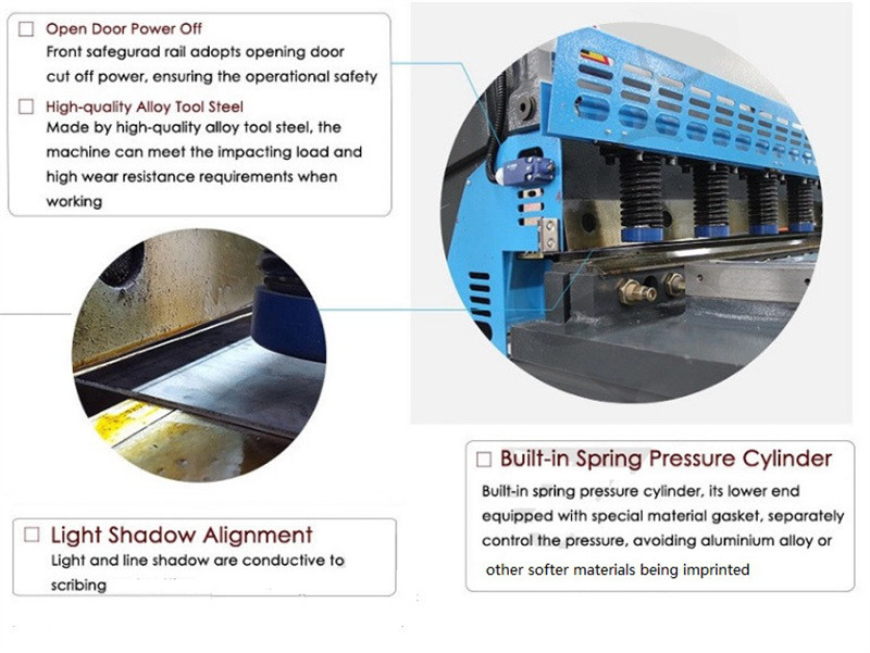 E21S Hydraulic Guillotine Shearing Machine