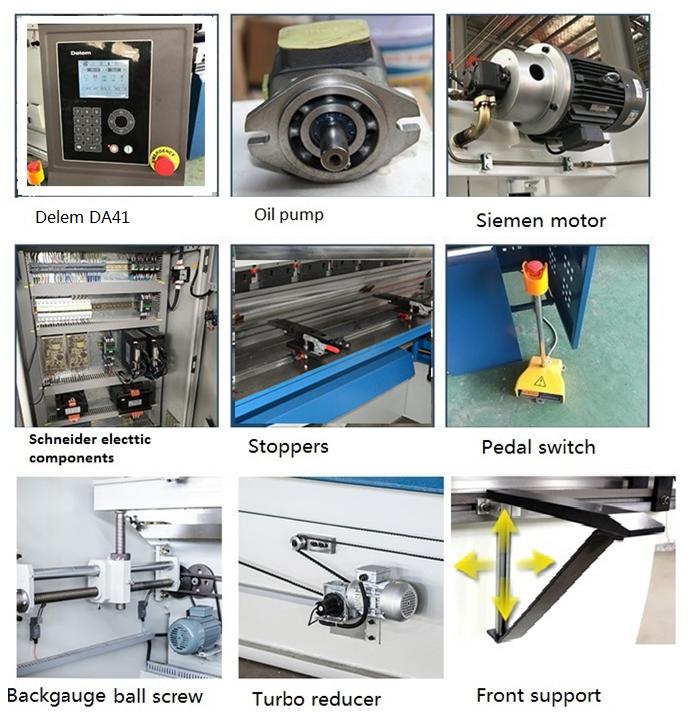 Hydraulic Bending Machine Folding Machine with DA41