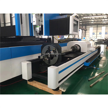 JQ1530CP SS Carbon steel iron fiber laser cutter sheet pipe Metal tube and plate fiber laser cutting machine with rotary device