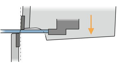 Upper blade penetration